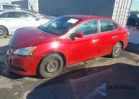 2013 Nissan Sentra S z USA, uszkodzony, nr VIN 3N1AB7AP0DL692257